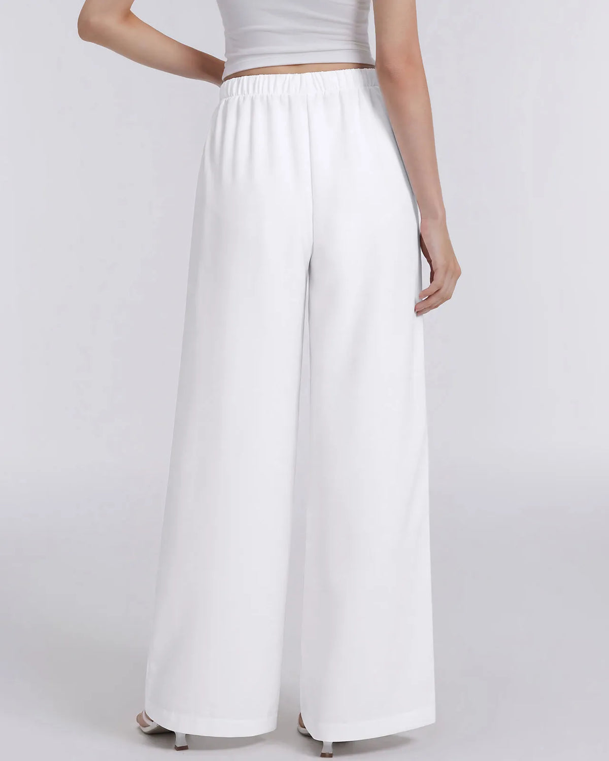 Wrinkle Free Wide Leg Pants