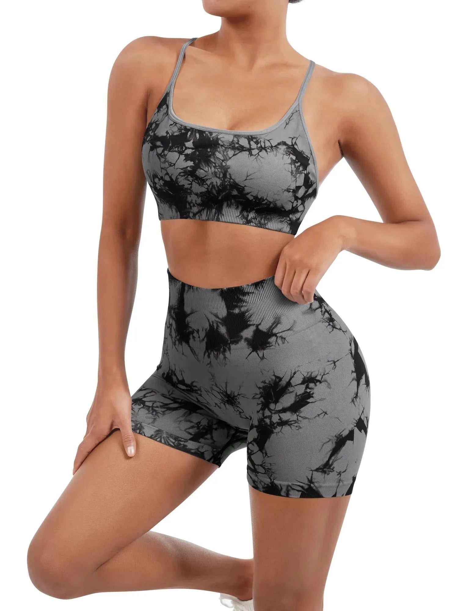 Colorful Seamless Workout Set-SUUKSESS-SUUKSESS