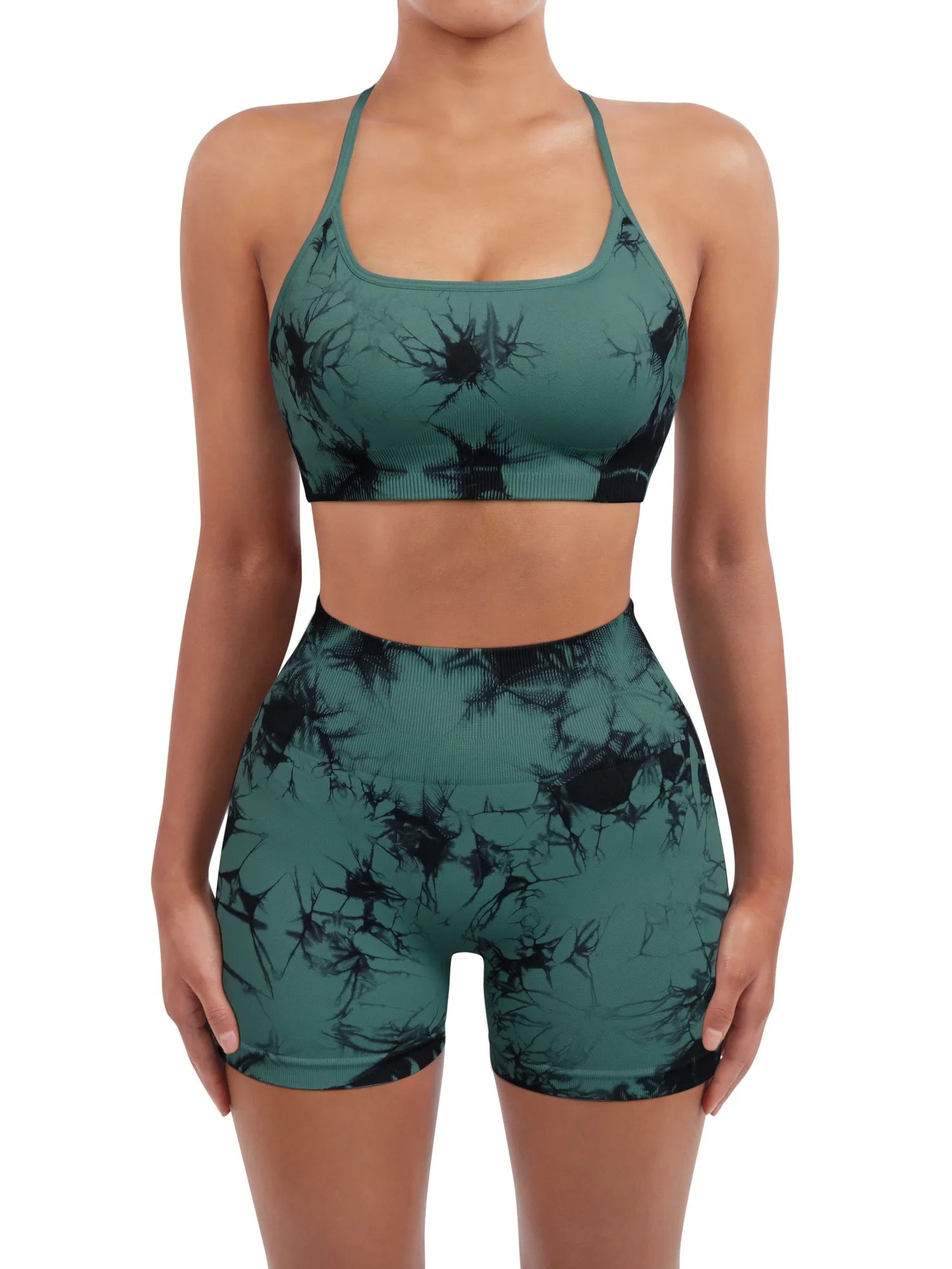 Colorful Seamless Workout Set-SUUKSESS-SUUKSESS