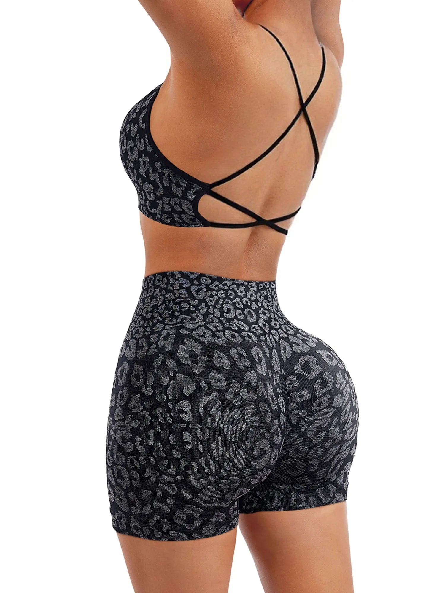 Colorful Seamless Workout Set-SUUKSESS-SUUKSESS