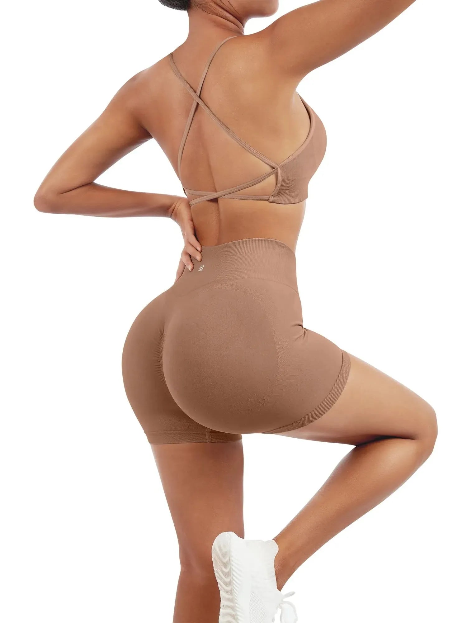 Colorful Seamless Workout Set-SUUKSESS-SUUKSESS
