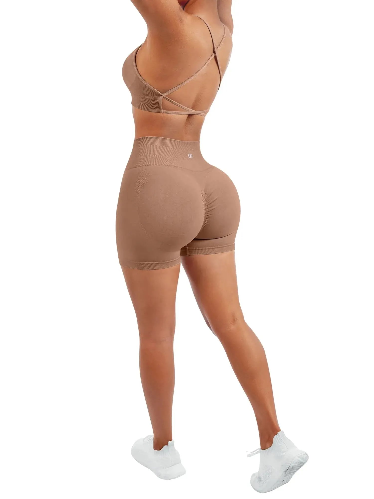 Colorful Seamless Workout Set-SUUKSESS-SUUKSESS