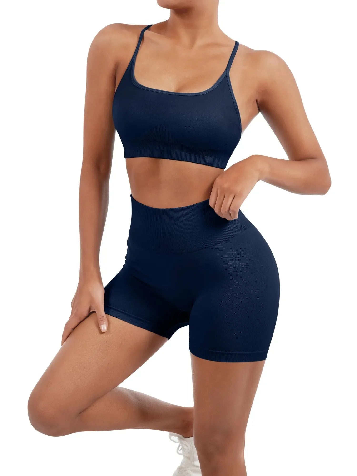 Seamless Workout Set-Activewear-SUUKSESS-SUUKSESS