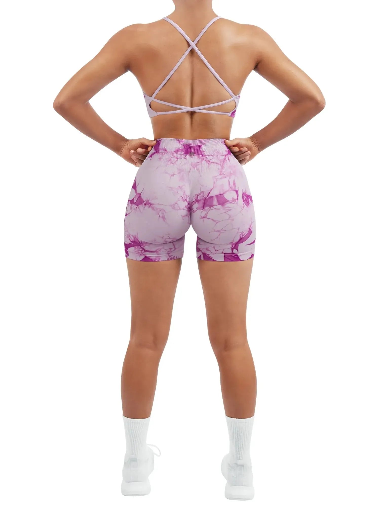 Colorful Seamless Workout Set-SUUKSESS-SUUKSESS