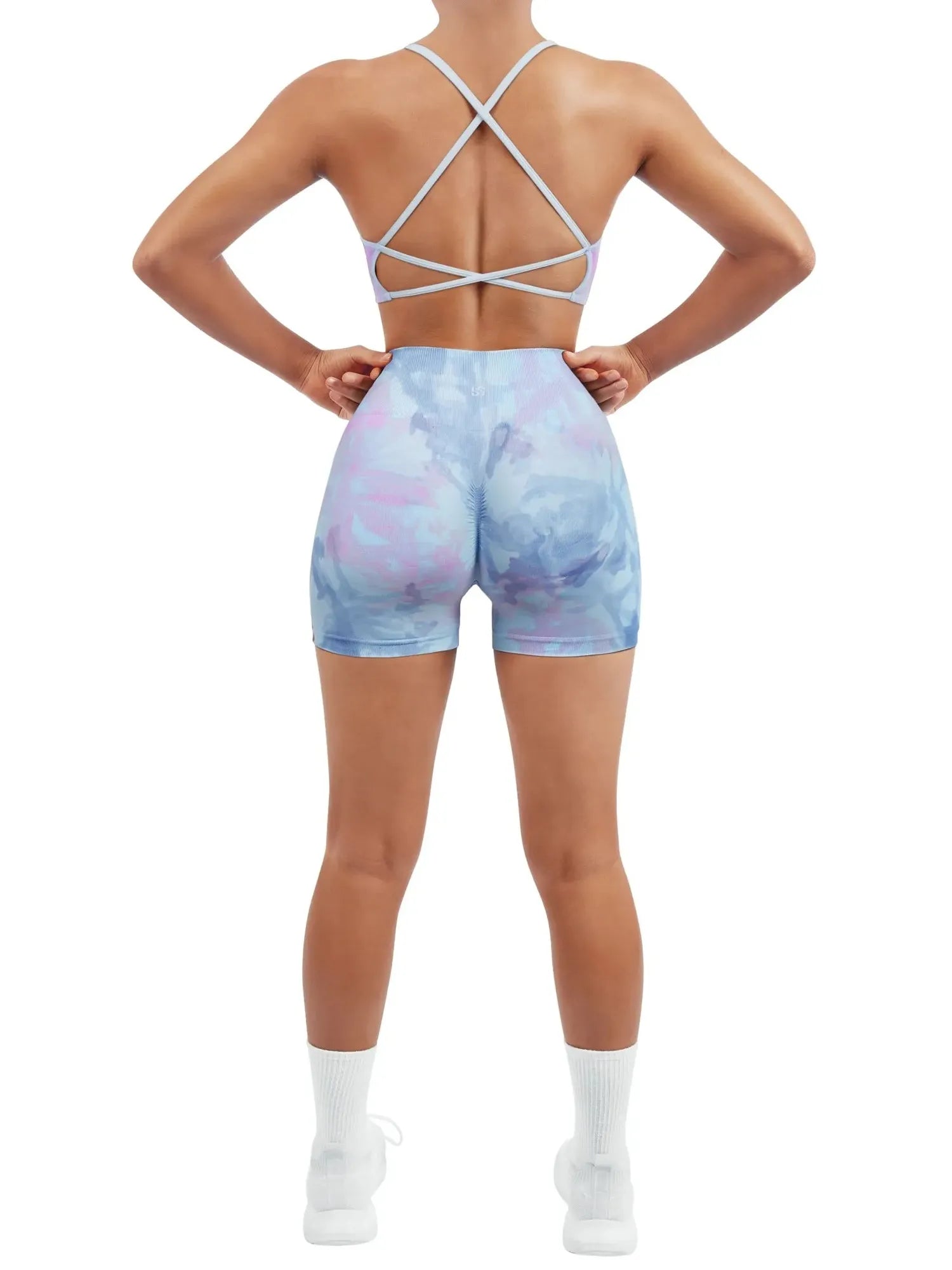 Colorful Seamless Workout Set-SUUKSESS-SUUKSESS