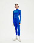 SUUKSESS Workout Sets for Women 2 Piece Seamless Long Sleeve Yoga Outfits Active Leggings Half Zippy Jacket Gym Set-SUUKSESS-SUUKSESS