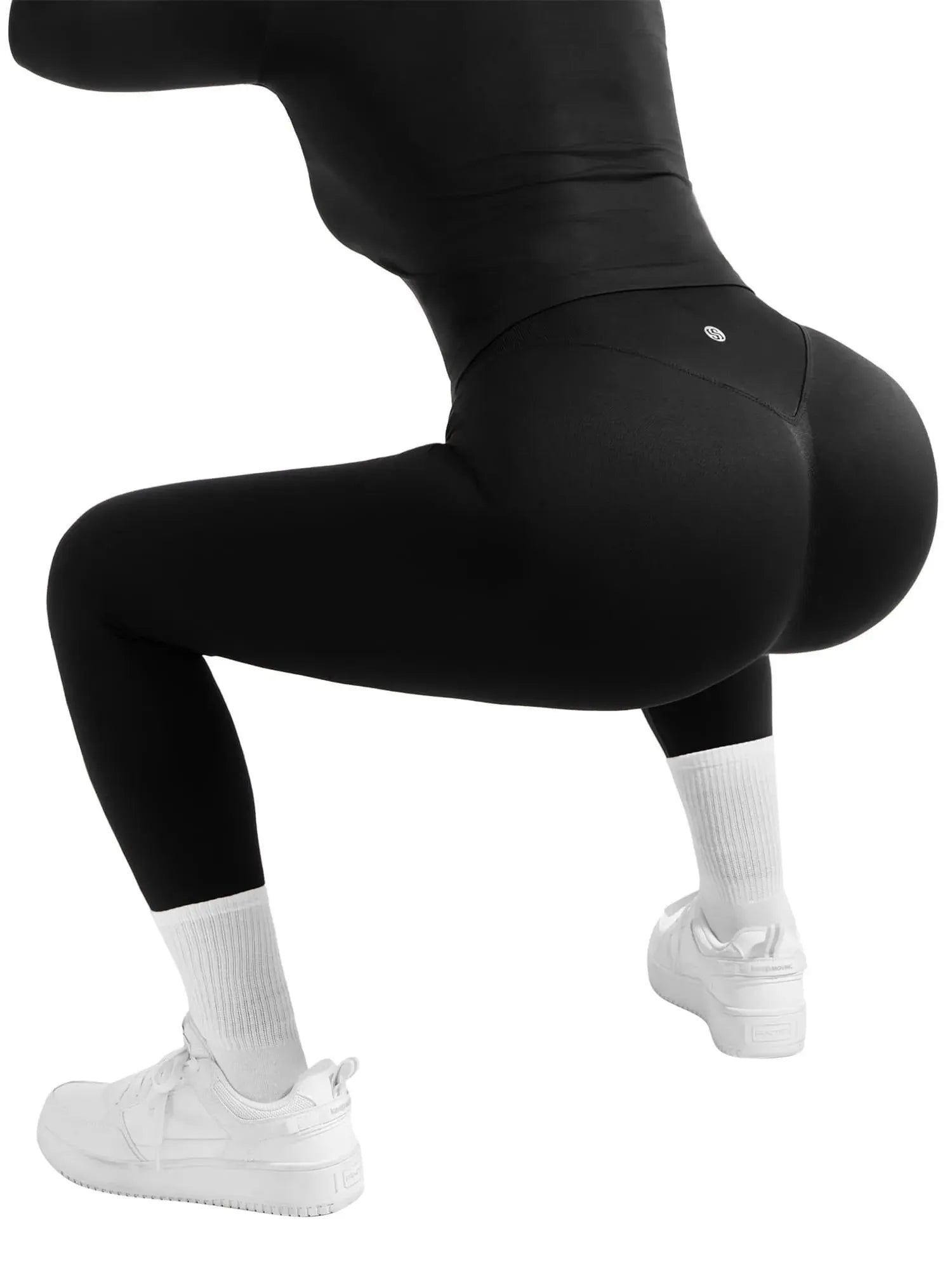 SUUKSESS Women 2 Piece Workout Sets High Waisted Seamless Leggings Active Long Sleeve Tops-SUUKSESS-SUUKSESS
