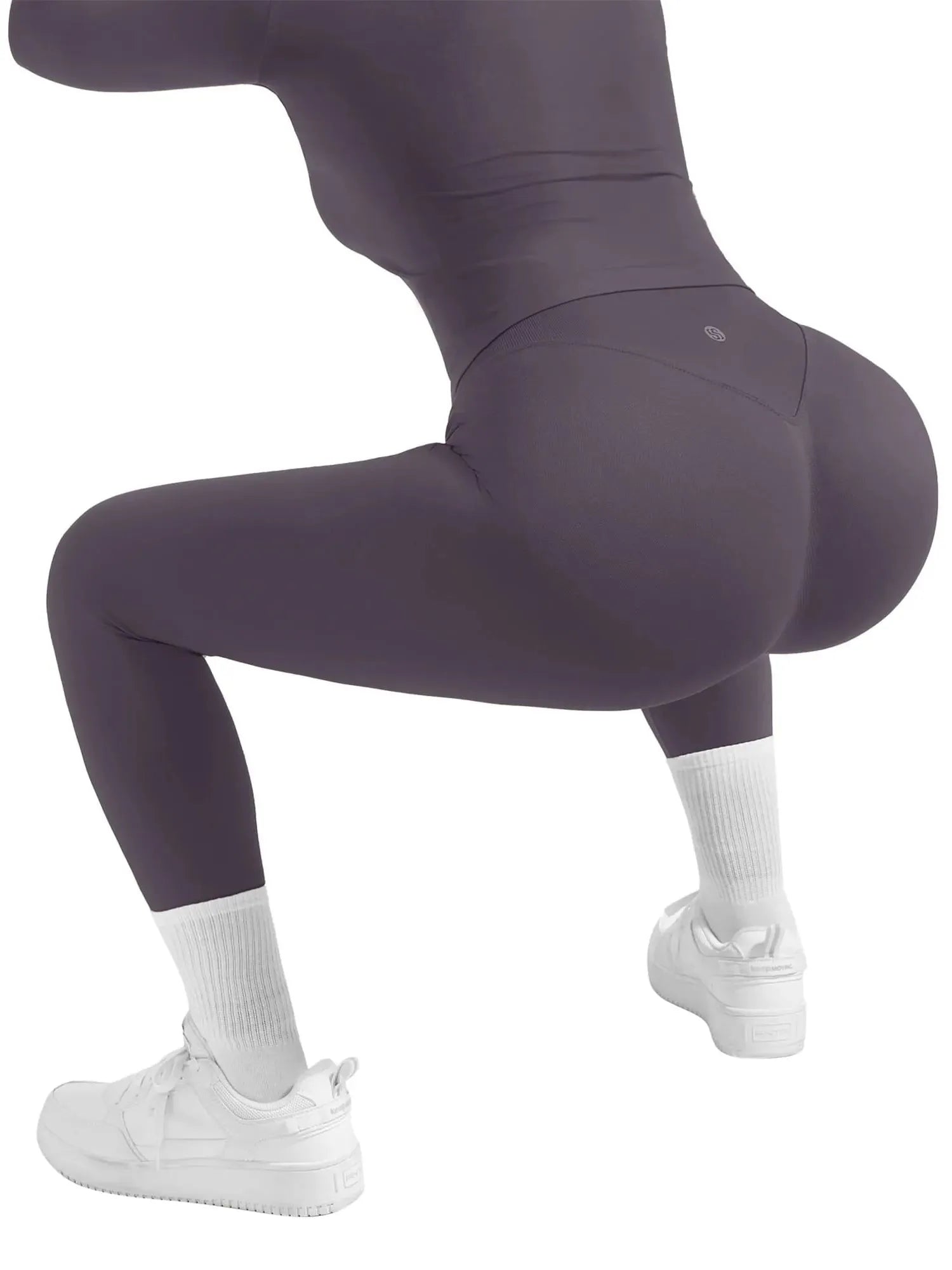 SUUKSESS Women 2 Piece Workout Sets High Waisted Seamless Leggings Active Long Sleeve Tops-SUUKSESS-SUUKSESS