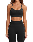 Padded Sports Bra Seamless Workout Set