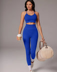 Padded Sports Bra Seamless Workout Set