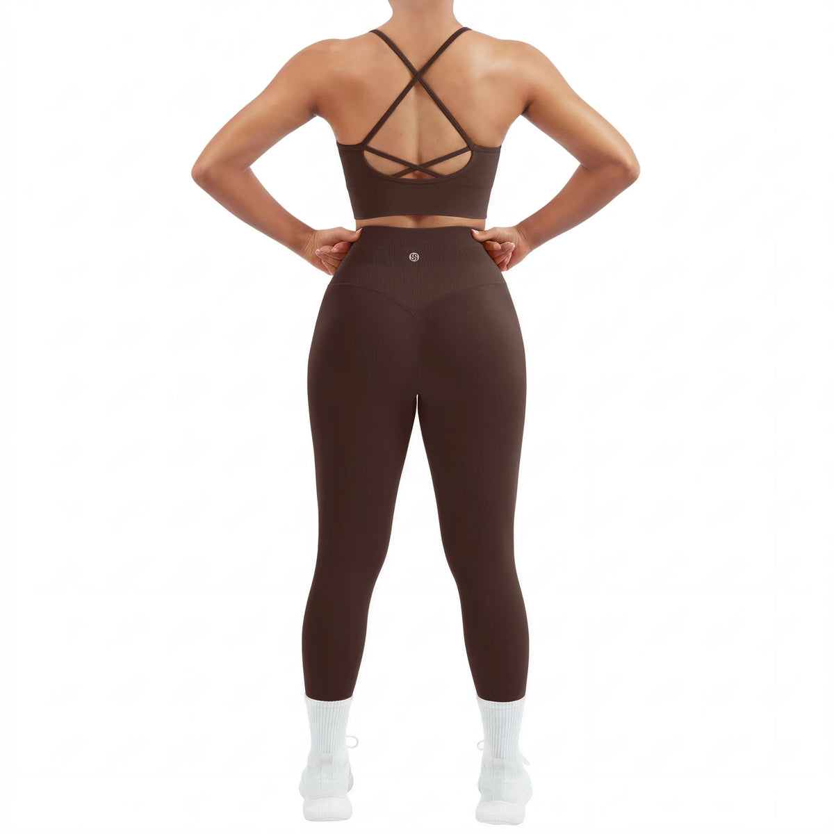 Padded Sports Bra Seamless Workout Set
