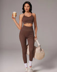 Padded Sports Bra Seamless Workout Set