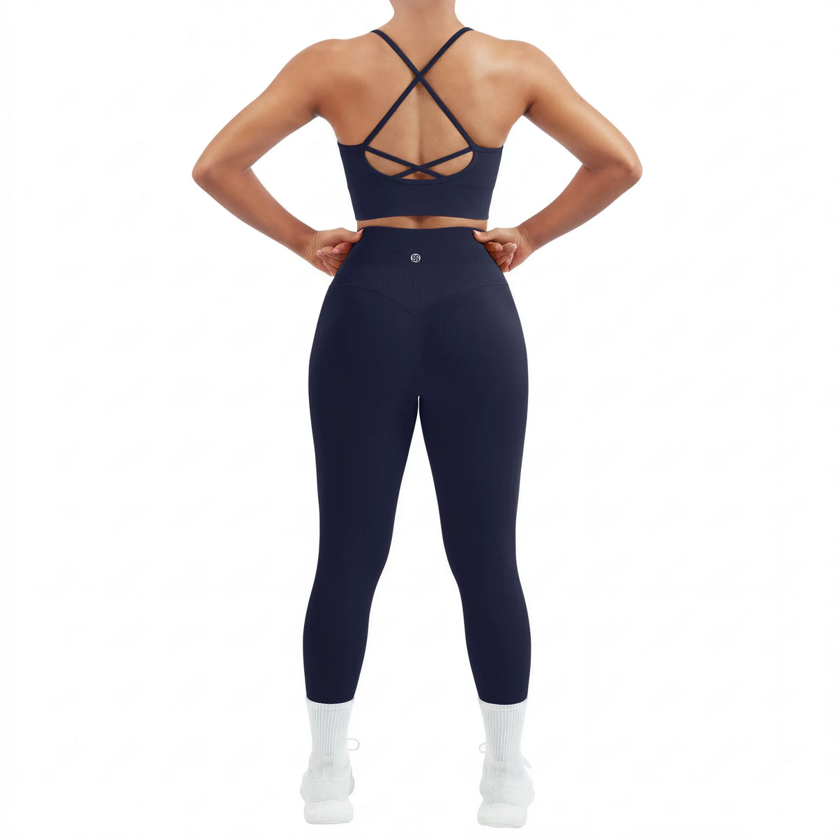 Padded Sports Bra Seamless Workout Set