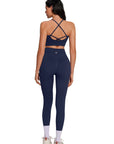 Padded Sports Bra Seamless Workout Set