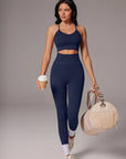Padded Sports Bra Seamless Workout Set