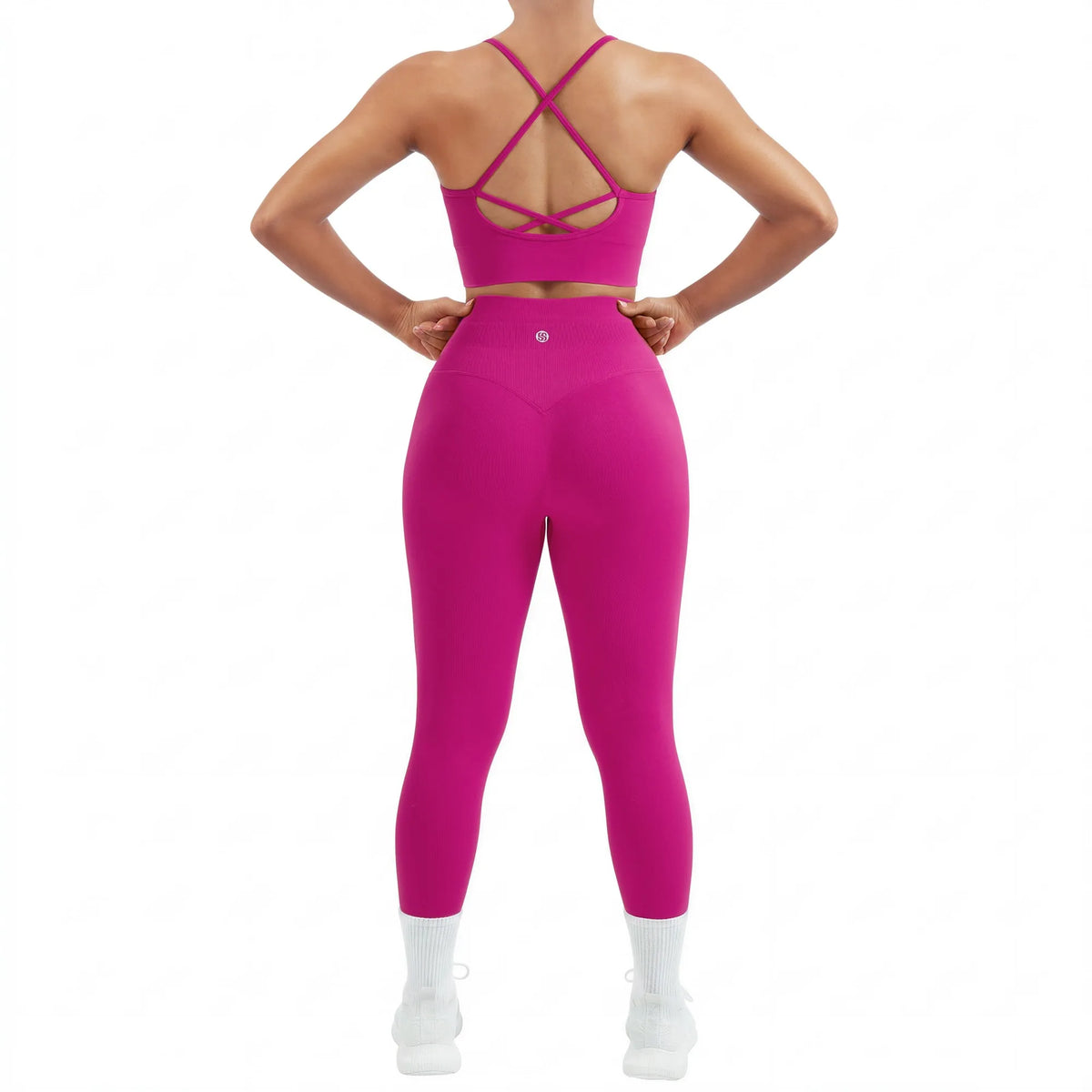Padded Sports Bra Seamless Workout Set