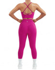 Padded Sports Bra Seamless Workout Set