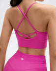 Padded Sports Bra Seamless Workout Set