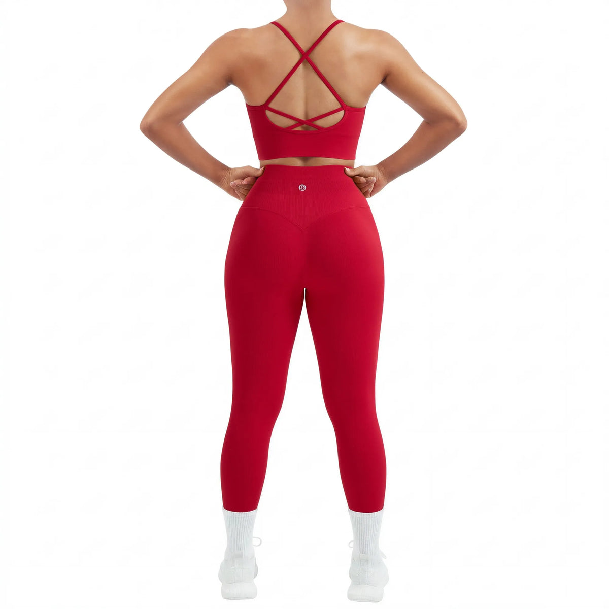 Padded Sports Bra Seamless Workout Set