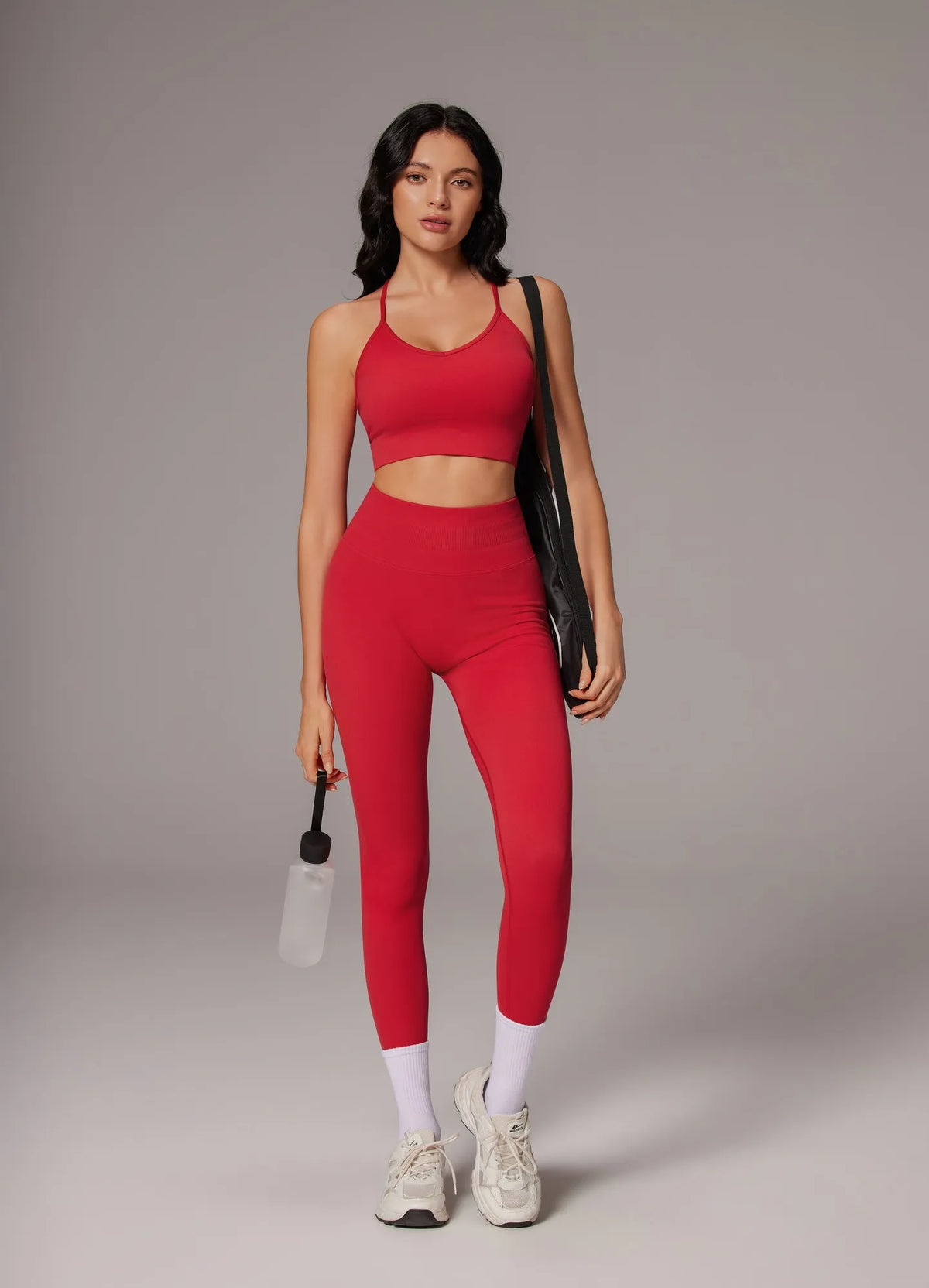 Padded Sports Bra Seamless Workout Set