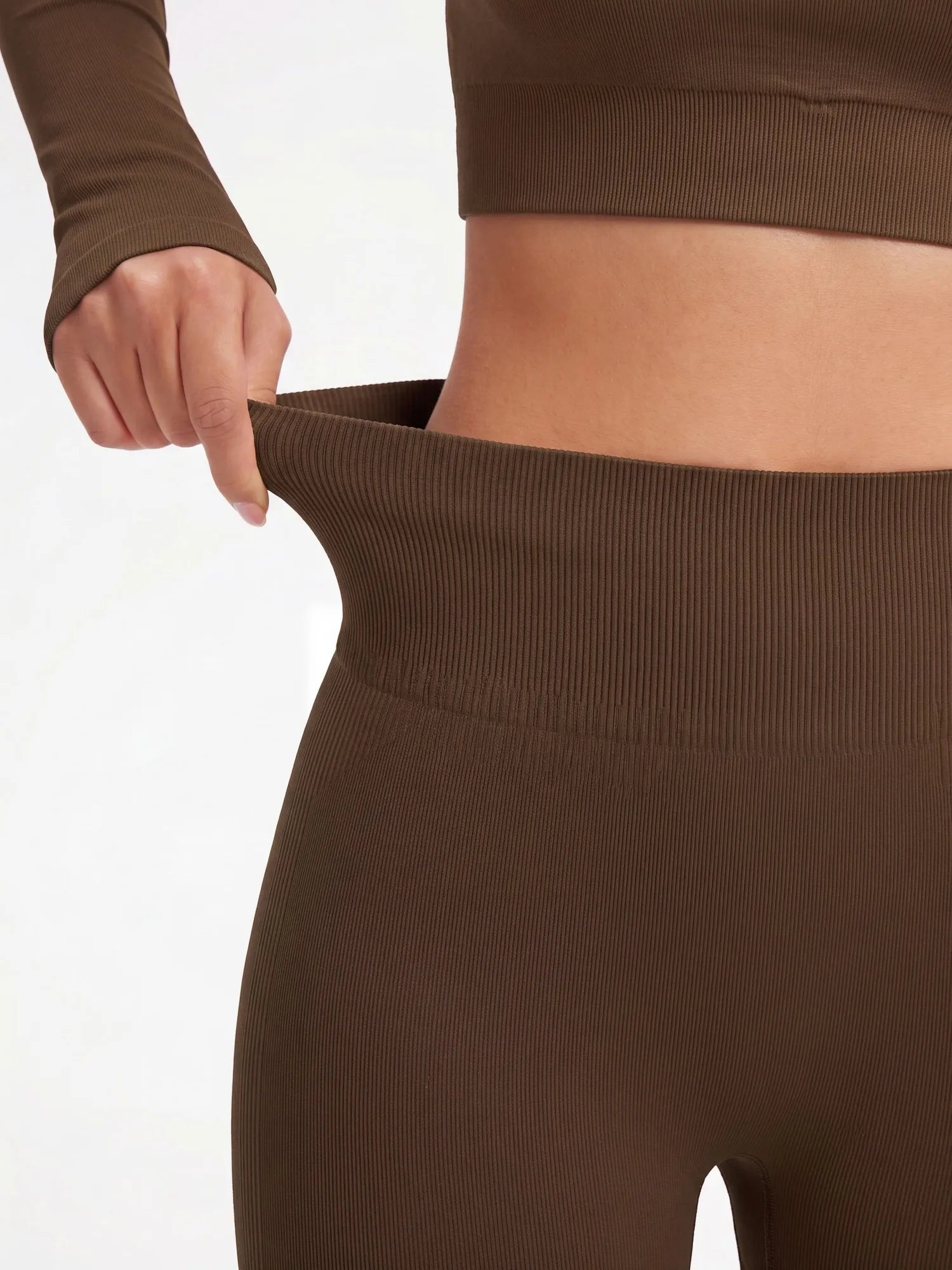 Square Neck 2 Piece Workout Sets-SS-SUUKSESS