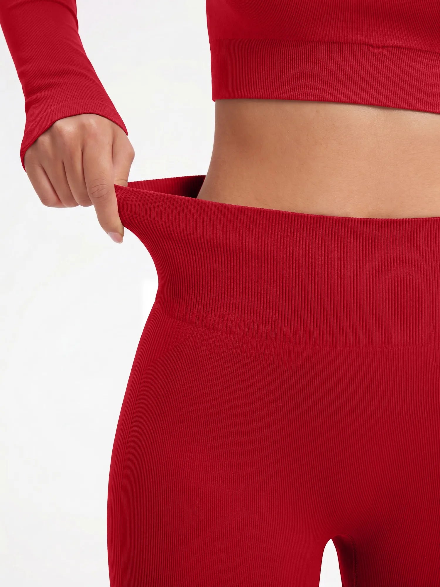 Square Neck 2 Piece Workout Sets-SS-SUUKSESS