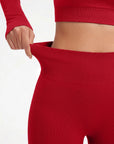 Square Neck 2 Piece Workout Sets-SS-SUUKSESS