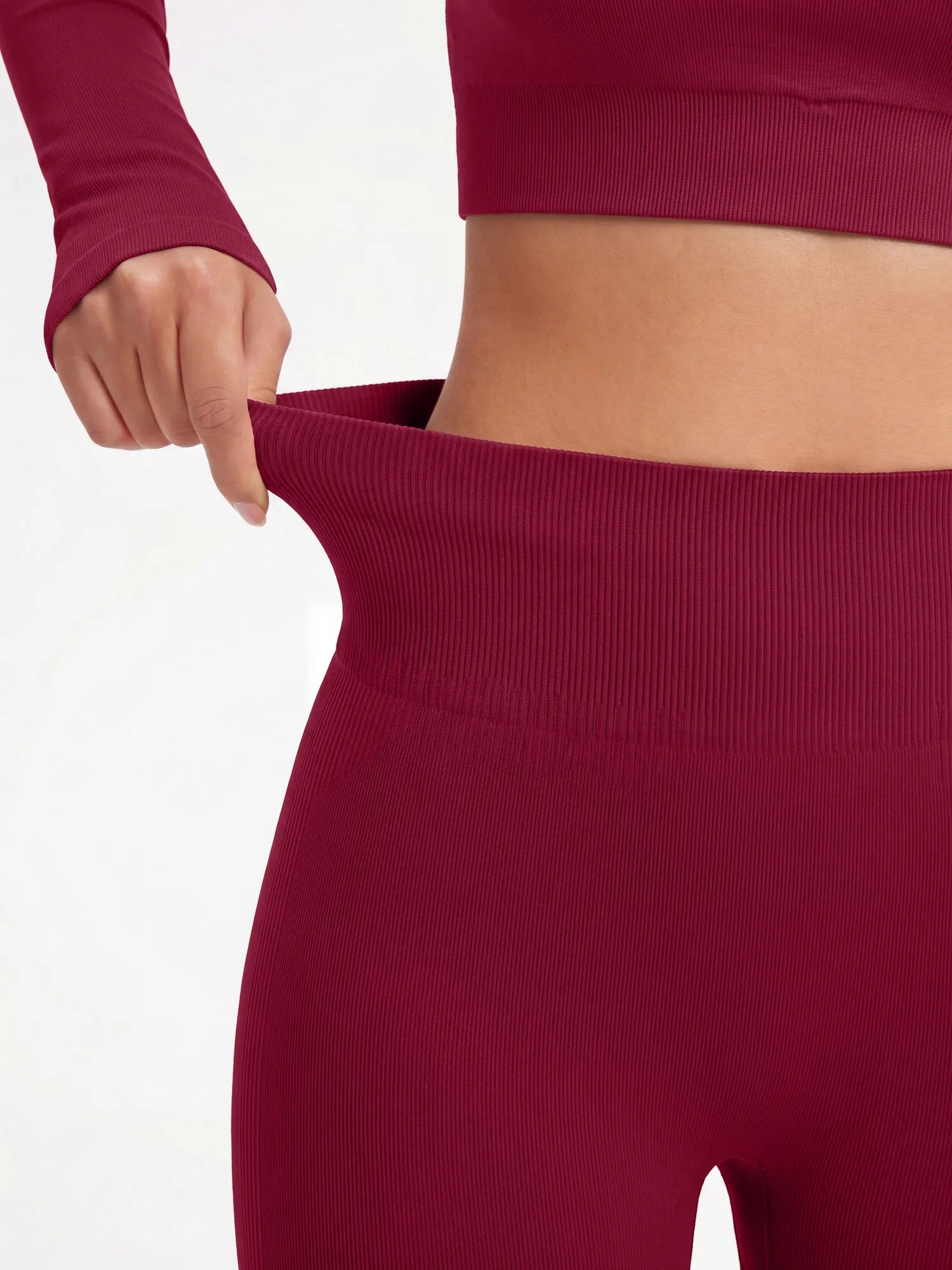 Square Neck 2 Piece Workout Sets-SS-SUUKSESS