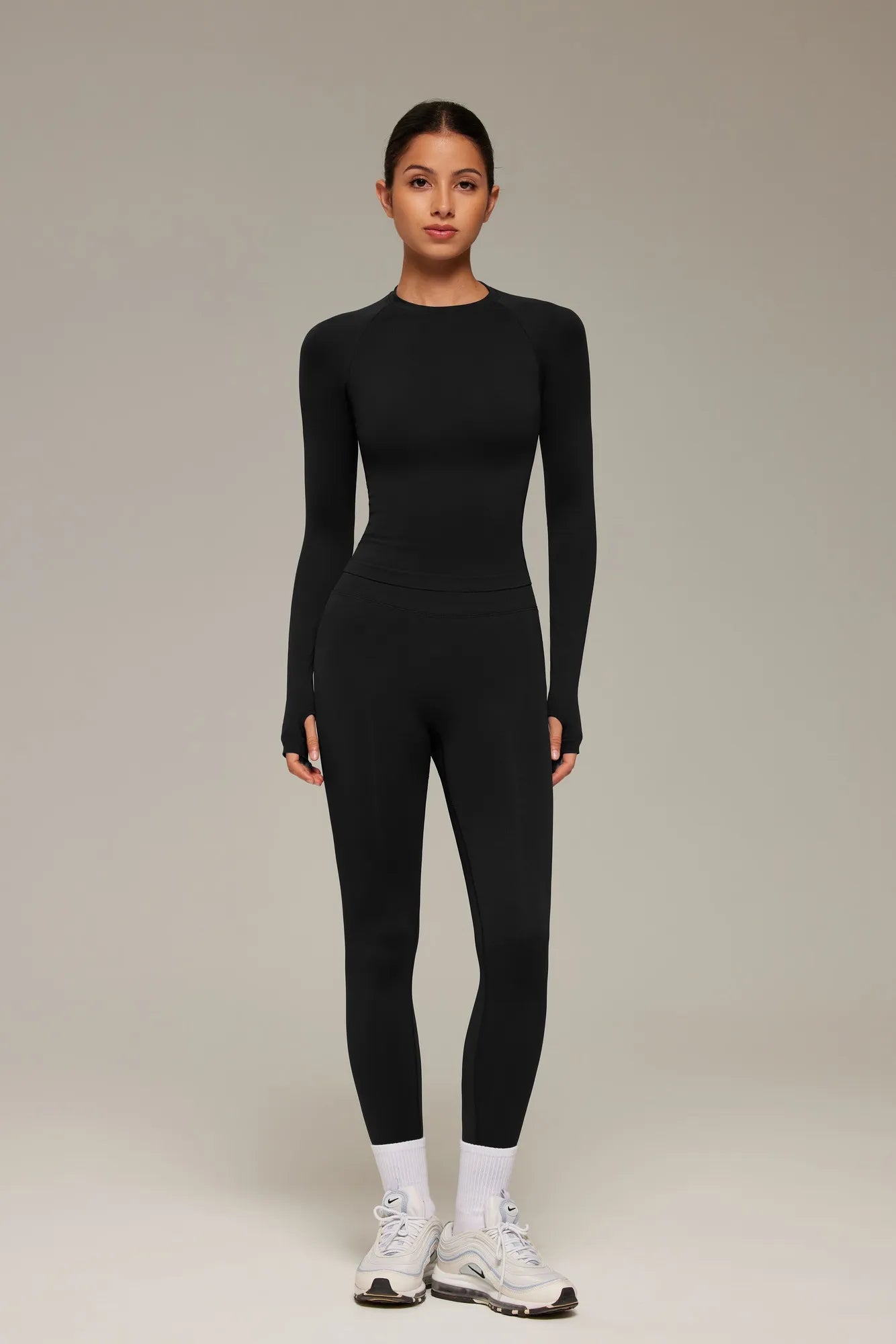 Gym Leggings Workout Set-SUUKSESS-Black-XS-SUUKSESS