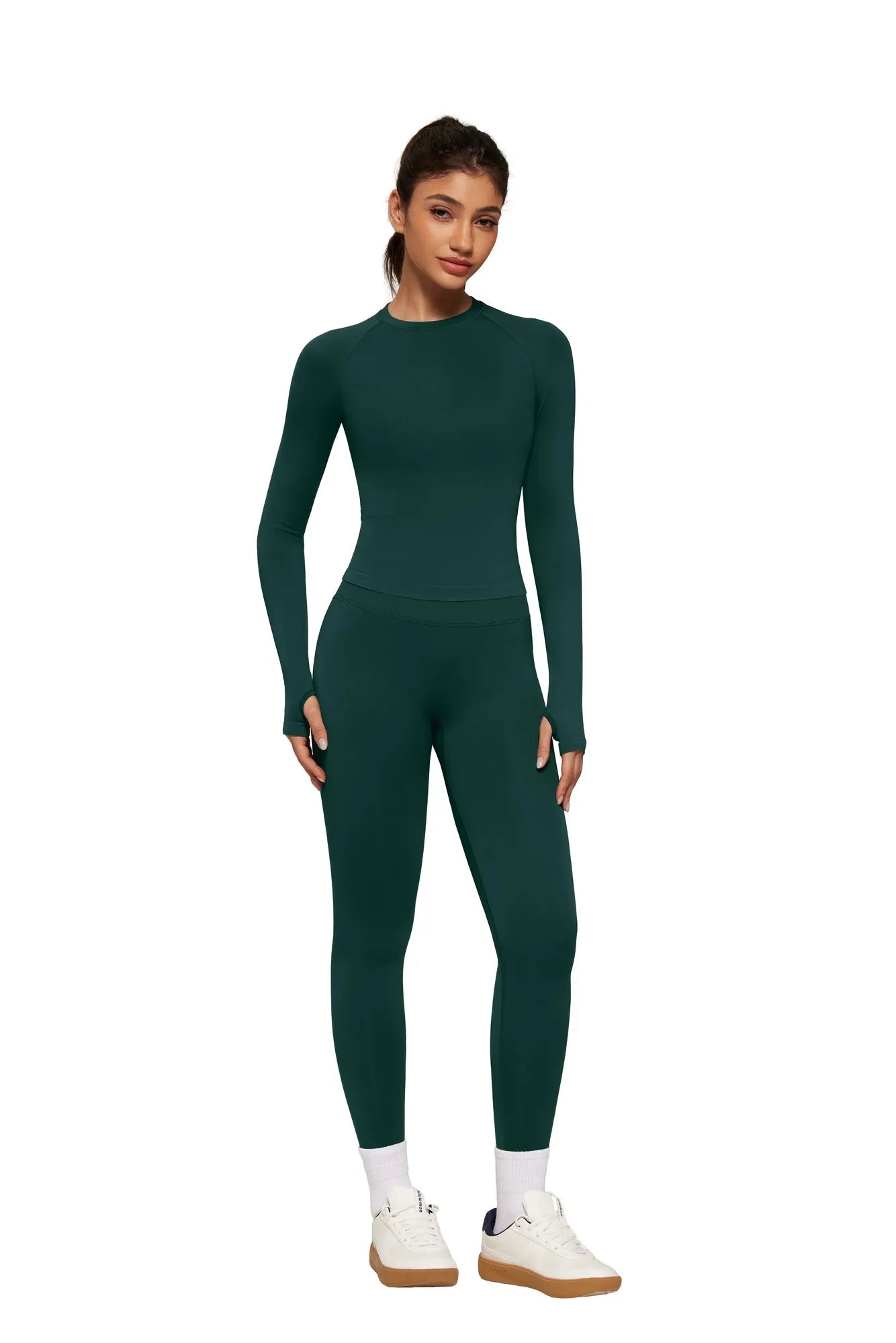Gym Leggings Workout Set-SUUKSESS-SUUKSESS