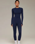 Gym Leggings Workout Set-SUUKSESS-Navy-XS-SUUKSESS