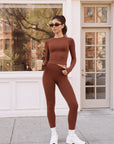 Gym Leggings Workout Set-SUUKSESS-SUUKSESS