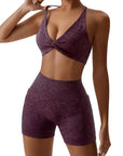 Strappy Sports Bra Workout Sets