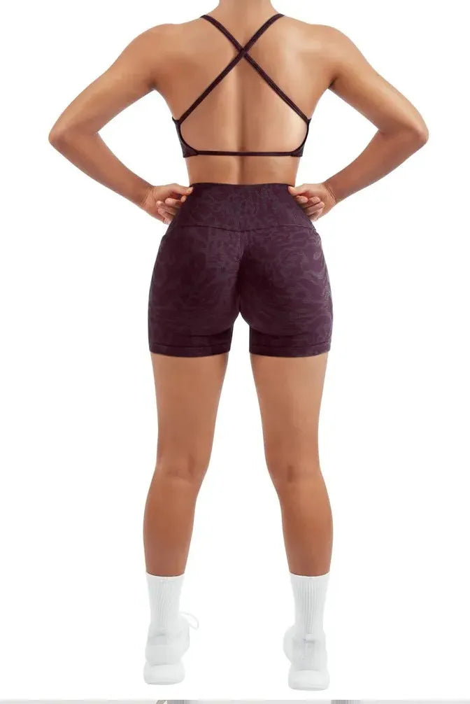 Strappy Sports Bra Workout Sets