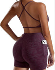 Strappy Sports Bra Workout Sets