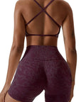 Strappy Sports Bra Workout Sets