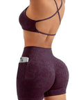 Strappy Sports Bra Workout Sets