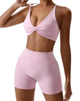 Strappy Sports Bra Workout Sets