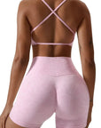 Strappy Sports Bra Workout Sets