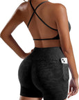 Strappy Sports Bra Workout Sets