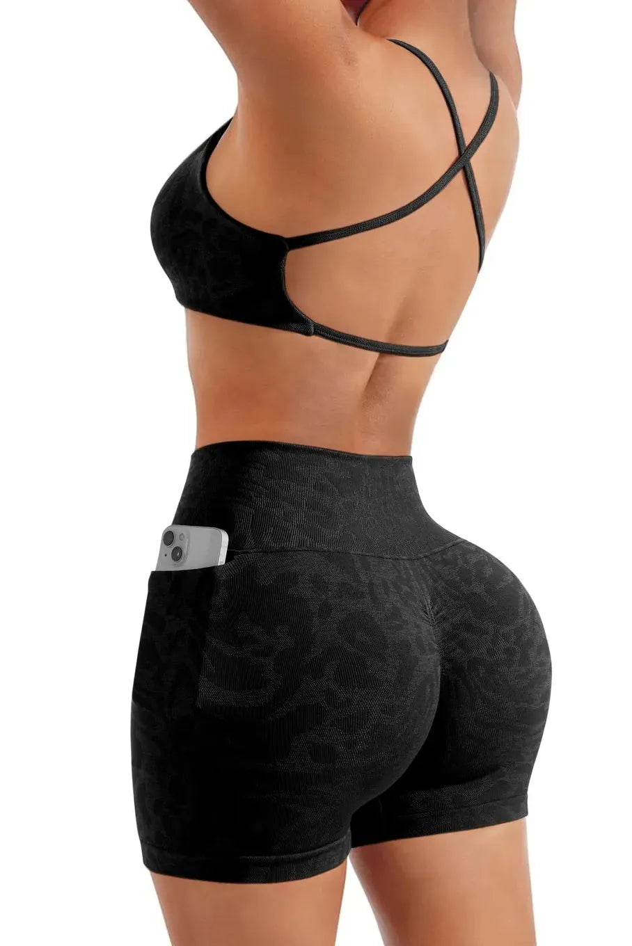 Strappy Sports Bra Workout Sets
