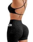 Strappy Sports Bra Workout Sets