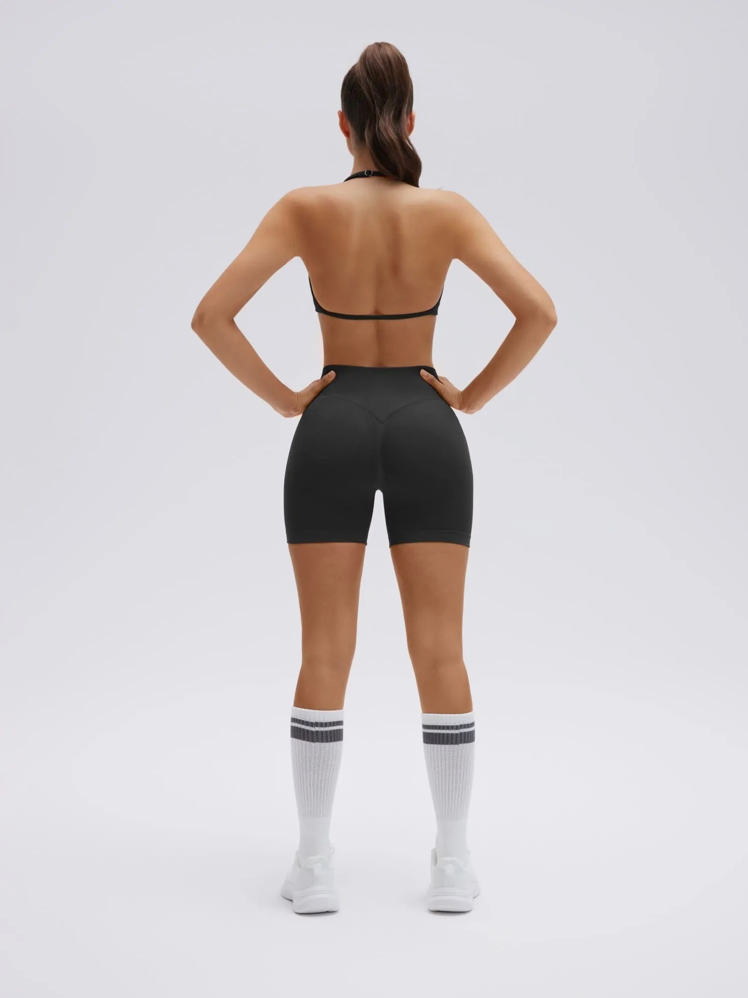 Padded Bra Seamless Halter 2 Piece Workout Sets-SUUKSESS-SUUKSESS