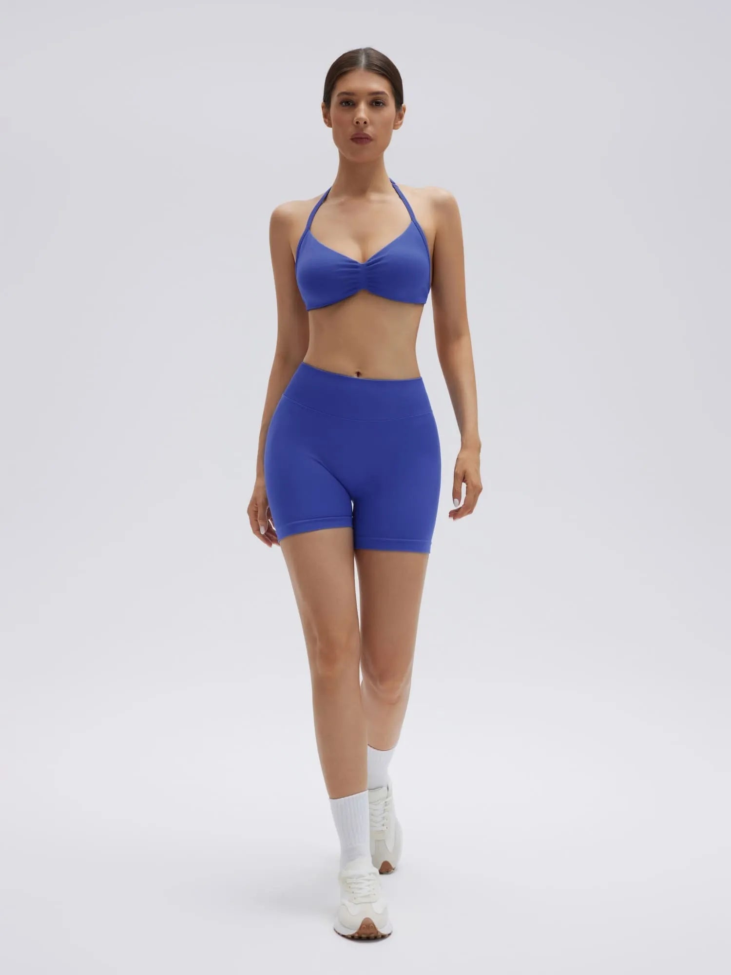 Padded Bra Seamless Halter 2 Piece Workout Sets-SUUKSESS-SUUKSESS