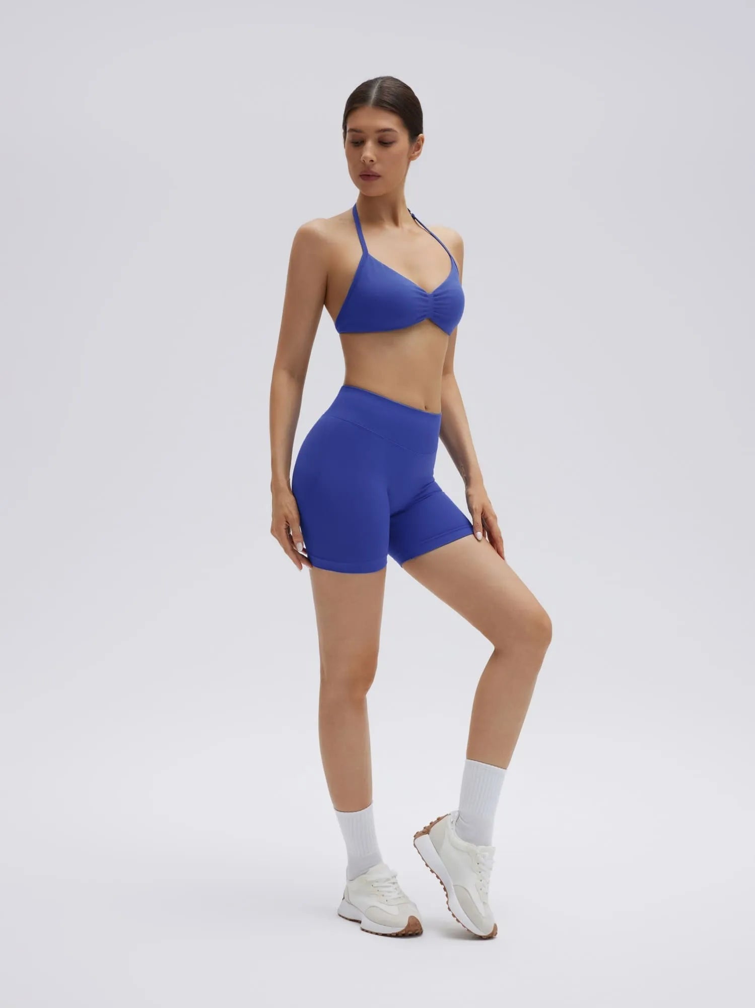 Padded Bra Seamless Halter 2 Piece Workout Sets-SUUKSESS-SUUKSESS