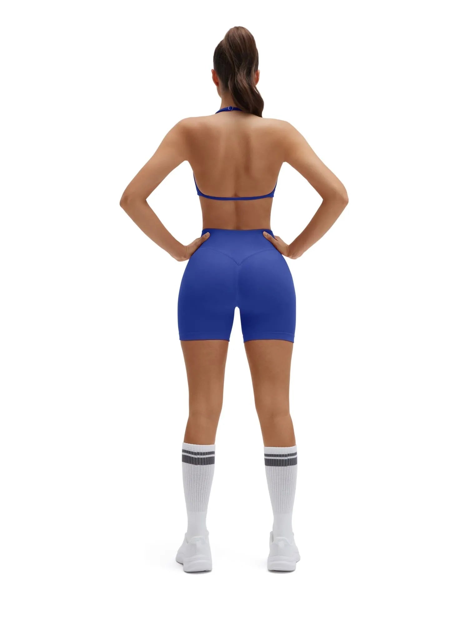 Padded Bra Seamless Halter 2 Piece Workout Sets-SUUKSESS-SUUKSESS