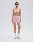 Padded Bra Seamless Halter 2 Piece Workout Sets-SUUKSESS-Pink-XS-SUUKSESS