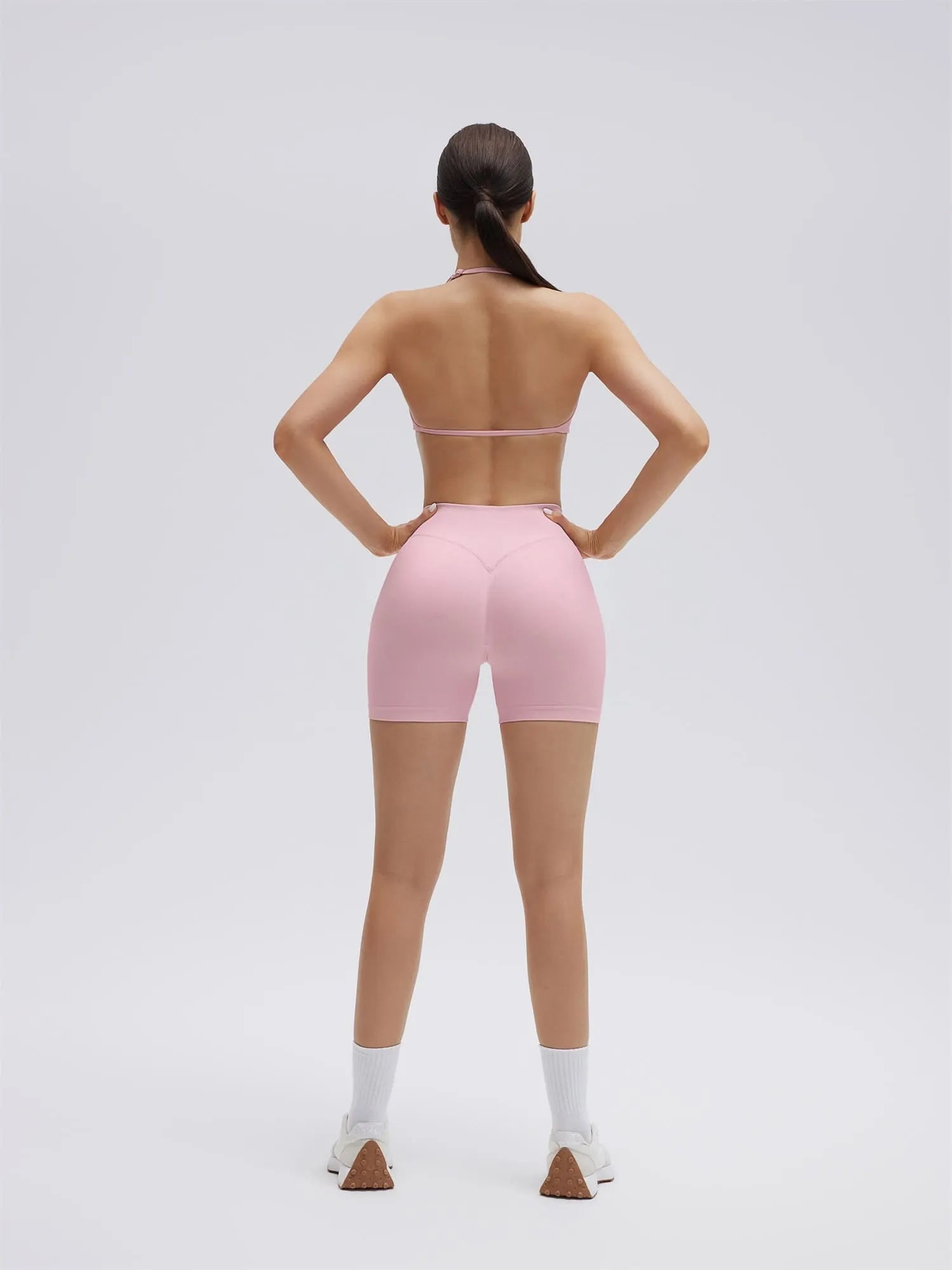 Padded Bra Seamless Halter 2 Piece Workout Sets-SUUKSESS-SUUKSESS