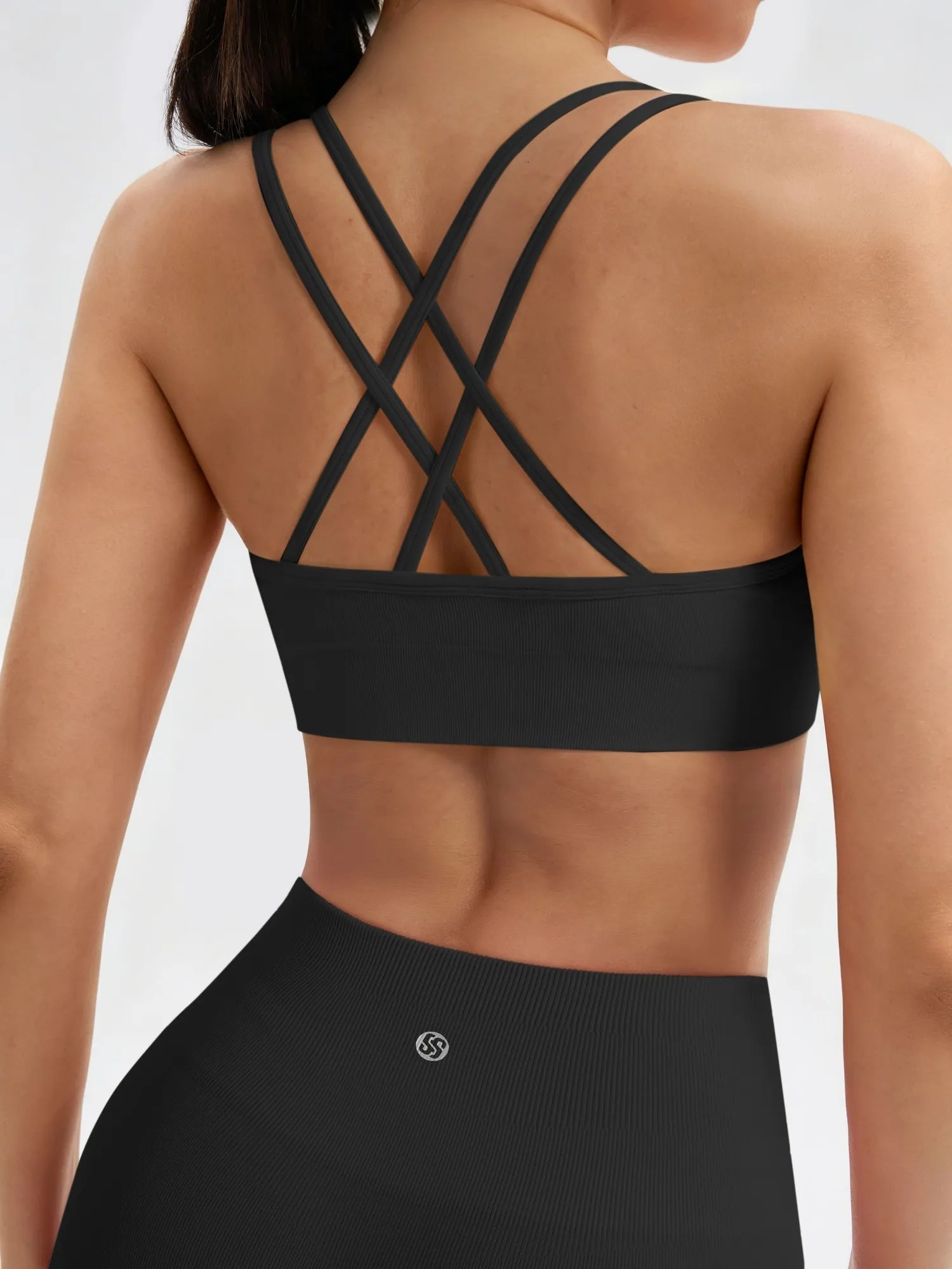 Double Strappy Sports Bra Workout Sets-SUUKSESS-SUUKSESS