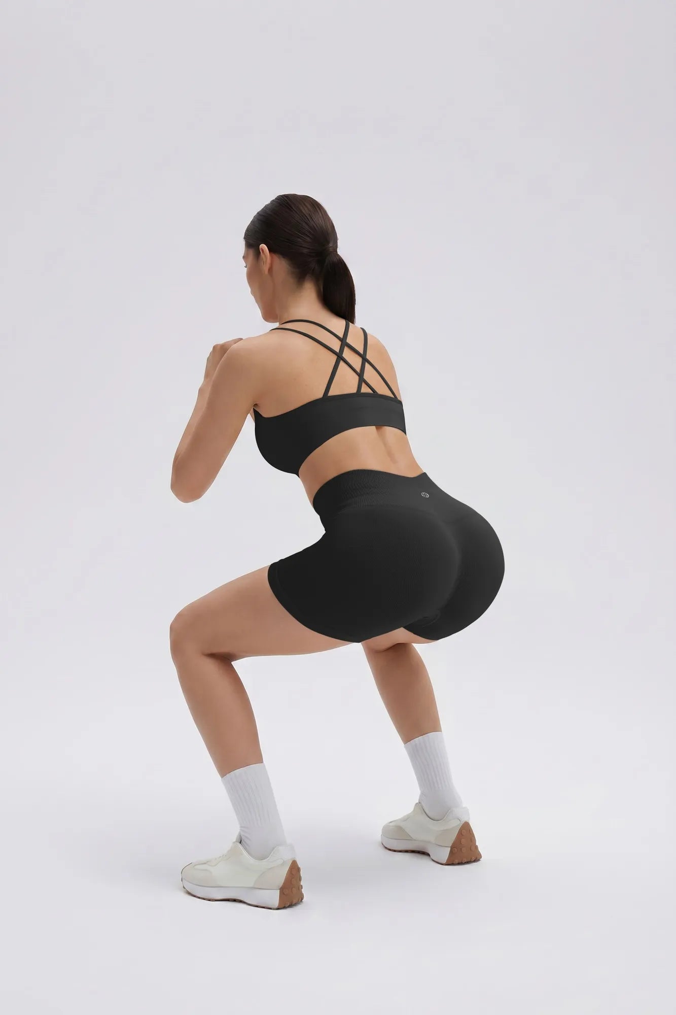 Double Strappy Sports Bra Workout Sets-SUUKSESS-SUUKSESS